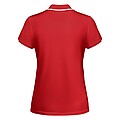 Tamil short sleeve womens sports polo, red, size 2XL
