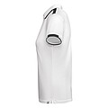 Tamil short sleeve womens sports polo, white, size L