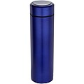 Taylor 450 ml double wall stainless steel flask with tea strainer, blue