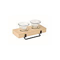 Tea light holder set with stand