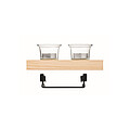 Tea light holder set with stand