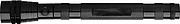 Telescopic aluminium flash light.Black