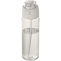 Theron 700 ml RCS recycled plastic water bottle with dual function lid and flip straw