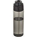 Theron 700 ml RCS recycled plastic water bottle with dual function lid and flip straw