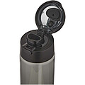 Theron 700 ml RCS recycled plastic water bottle with dual function lid and flip straw