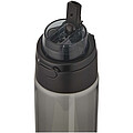 Theron 700 ml RCS recycled plastic water bottle with dual function lid and flip straw