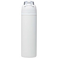 Theron 800 ml RCS recycled single wall stainless steel water bottle with dual function lid