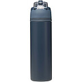 Theron 800 ml RCS recycled single wall stainless steel water bottle with dual function lid
