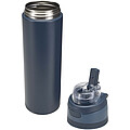 Theron 800 ml RCS recycled single wall stainless steel water bottle with dual function lid
