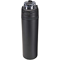 Theron 800 ml RCS recycled single wall stainless steel water bottle with dual function lid