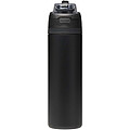 Theron 800 ml RCS recycled single wall stainless steel water bottle with dual function lid