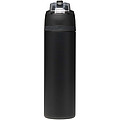 Theron 800 ml RCS recycled single wall stainless steel water bottle with dual function lid