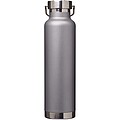 Thor 650 ml RCS recycled stainless steel copper vacuum insulated water bottle, grey