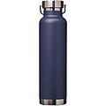 Thor 650 ml RCS recycled stainless steel copper vacuum insulated water bottle, navy
