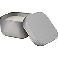 Tindra square tin candle with vanilla aroma