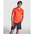 Tormo short sleeve mens polo, fire orange