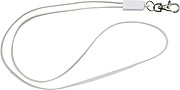 TPE lanyard and charging cable in one.