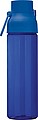 Transparent tritan bottle, 750 ml, blue