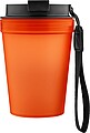Travel drinking mug 350 ml Lush, orange