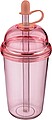 Travel drinking mug 500 ml Glow, pink