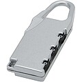 Traveler luggage lock, silver