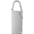 Traveler luggage lock, silver