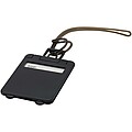 Traveler luggage tag, black