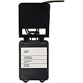 Traveler luggage tag, black