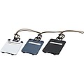Traveler luggage tag, black