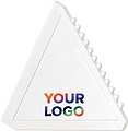 Triangular plastic ice scraperWhite