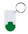 trolley coin keyring
