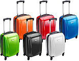Trolley with four spinner wheels.Black