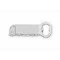 Truck shape bottle opener, matt silver