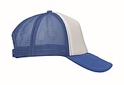 Truckers cap, white/blue