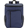 Tundra GRS recycled picnic cooler backpack with cutlery set 20L, heather navy