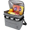 Tundra GRS RPET double compartments cooler bag 13L, heather grey