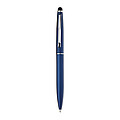 Twist type pen w stylus top, blue