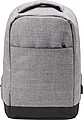 Two-tone polyester (600D) anti-theft backpack, with PVC backing.