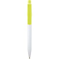 Unica recycled plastic ballpoint pen (blue ink), lime green