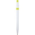 Unica recycled plastic ballpoint pen (blue ink), lime green