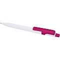 Unica recycled plastic ballpoint pen (blue ink), magenta