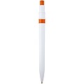 Unica recycled plastic ballpoint pen (blue ink), orange