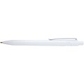 Unica recycled plastic ballpoint pen (blue ink), white