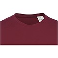 Unisex Heros T-shirt with short sleeves, burgundy red, XXS