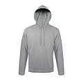 UNISEX HOODED SWEATSHIRT SNAKE, GREY MELANGE 2, L