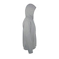 UNISEX HOODED SWEATSHIRT SNAKE, GREY MELANGE 2, L