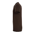 UNISEX ROUND COLLAR T-SHIRT REGENT, CHOCOLATE, L
