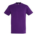 UNISEX ROUND COLLAR T-SHIRT REGENT, DARK PURPLE, L