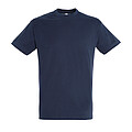 UNISEX ROUND COLLAR T-SHIRT REGENT, FRENCH NAVY, XL