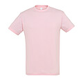 UNISEX ROUND COLLAR T-SHIRT REGENT, MEDIUM PINK, M